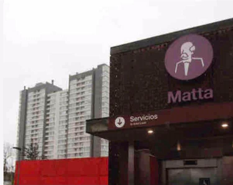 A23 Metro Matta Parque Ohiggins * Santiago del Cile
